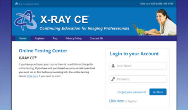 X-Ray CE: Online Testing & Certification for Radiology Professionals