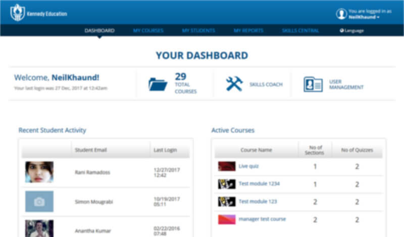 Kennedy Education Dashboard